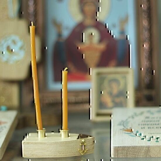 Купить Подсвечник из дерева "Корабль" (84132)