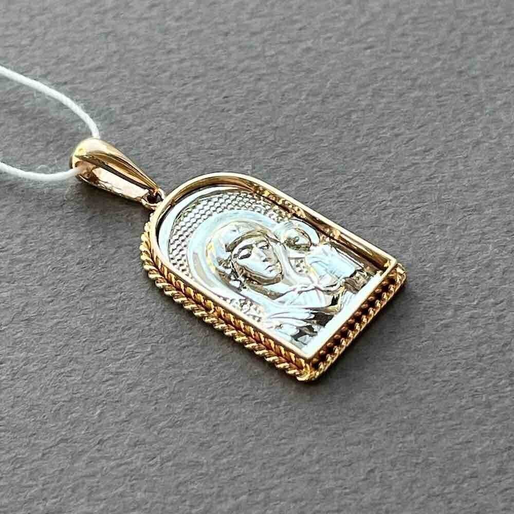 Купить Образ из красного золота "Божия Матерь Казанская" (51115)