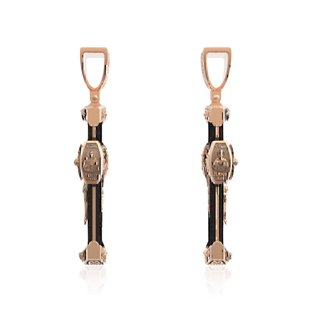 Купить Крест из красного золота "Ангел Хранитель" (22532)