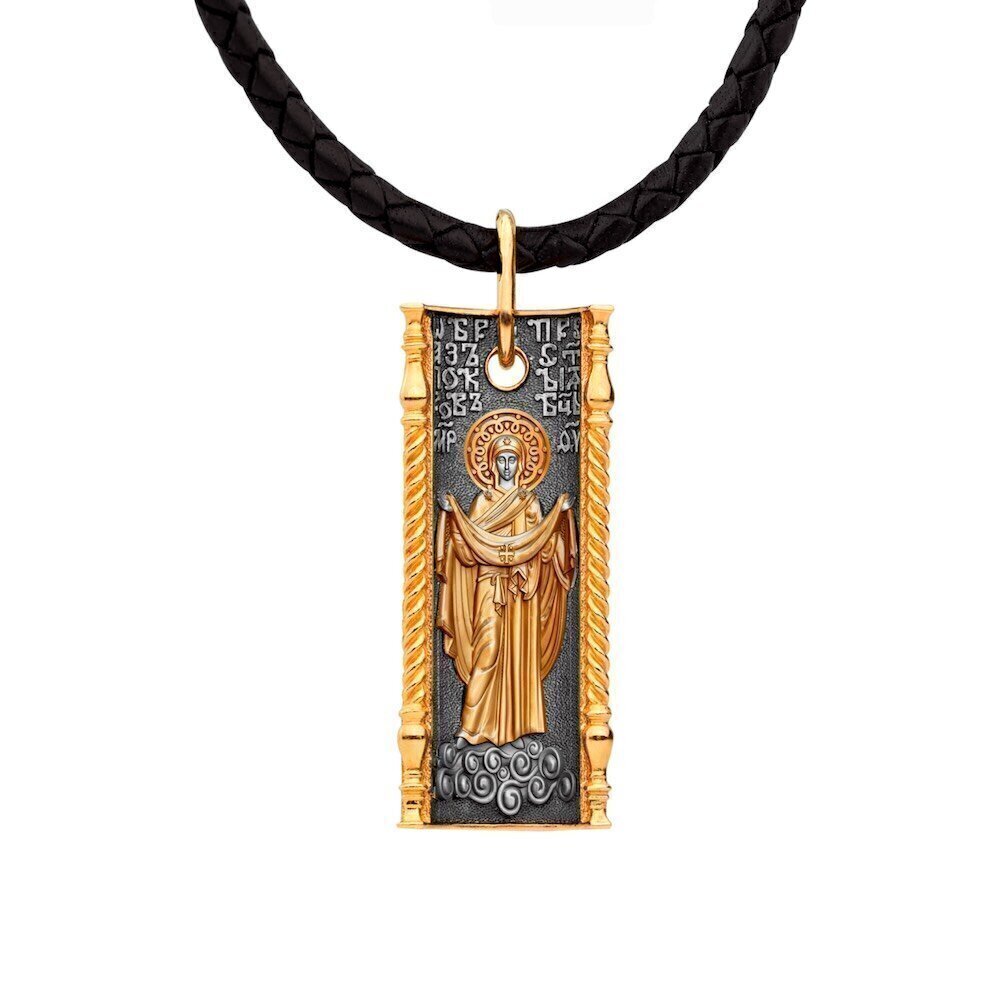 Купить Образ из серебра "Божия Матерь Покрова" (52942)