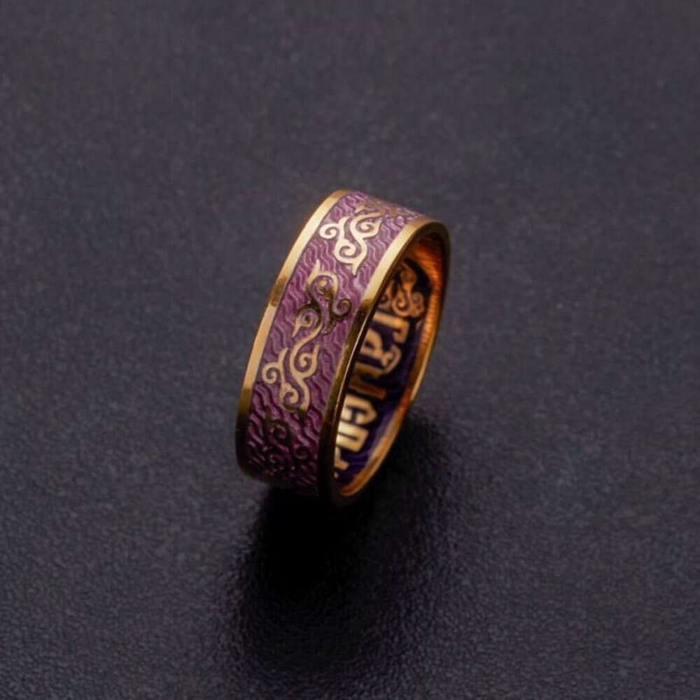 Купить Кольцо из серебра "Спаси и Сохрани" с эмалью (32193)