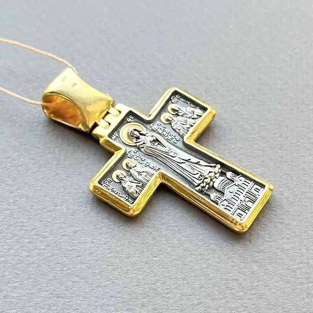 Купить Крест из серебра "Дивеевский" (42012)