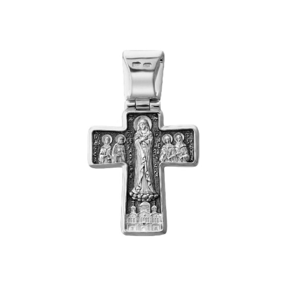 Купить Крест из серебра "Дивеевский" (42187)