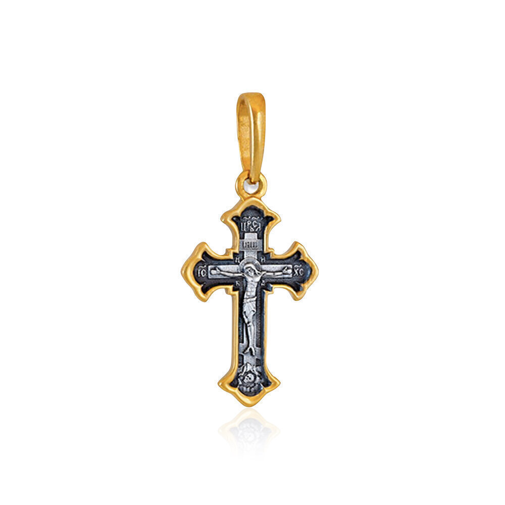 Купить Крест из серебра с позолотой (2681)
