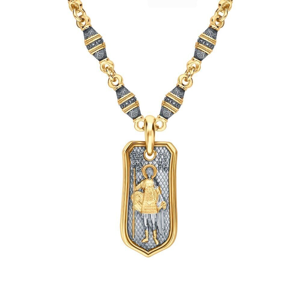 Купить Образ из серебра "Святой Георгий Победоносец" (52943)