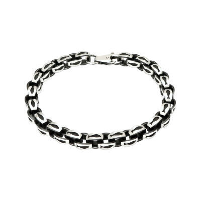 картинка Браслет литой из серебра "IXTIS" (12225) 