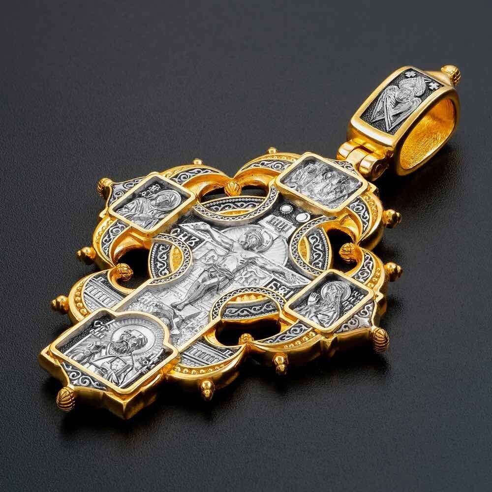 Купить Крест из серебра "Ангел Хранитель" (42880)