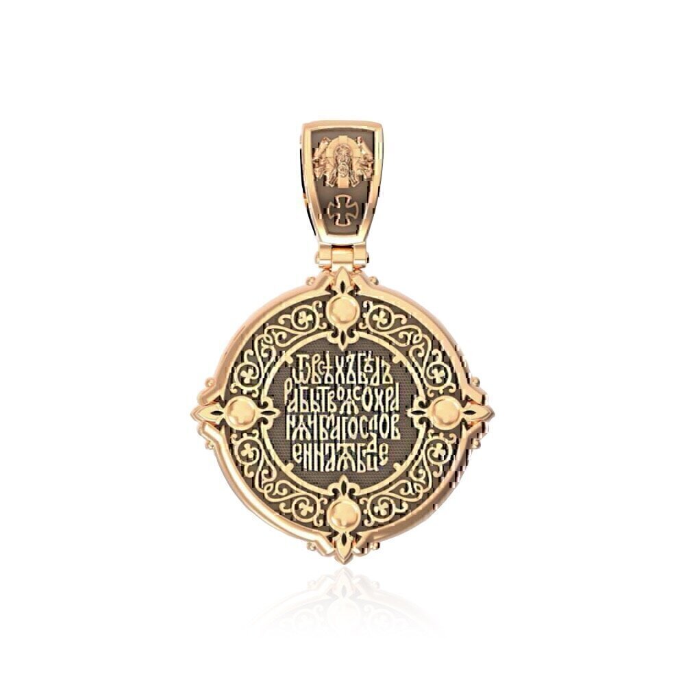 Купить Образ из красного золота "Божия Матерь Казанская" (30605)