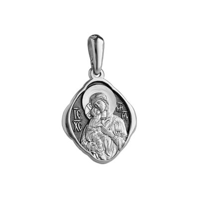 картинка Образ из серебра "Божия Матерь Федоровская" (52456) 