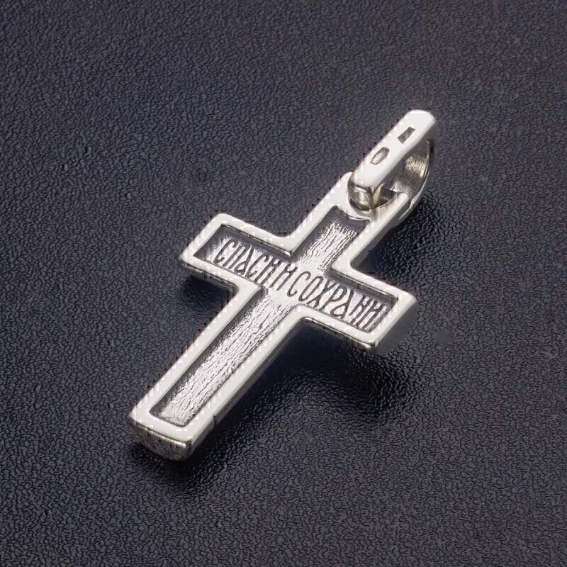 Купить Крест из серебра "Поклонный" (2500) 