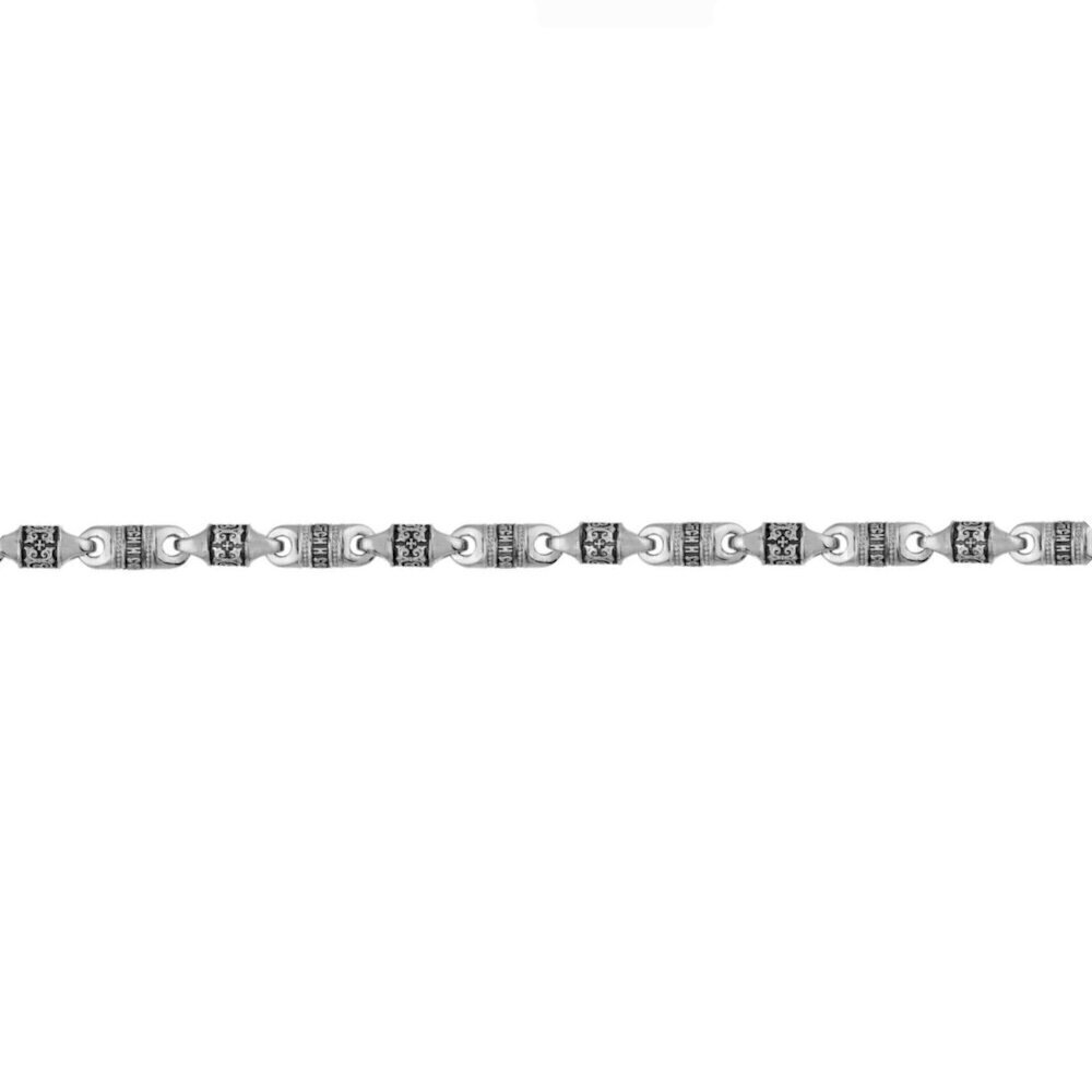 Купить Цепь литая из серебра "Господи Спаси и Сохрани" (92503)