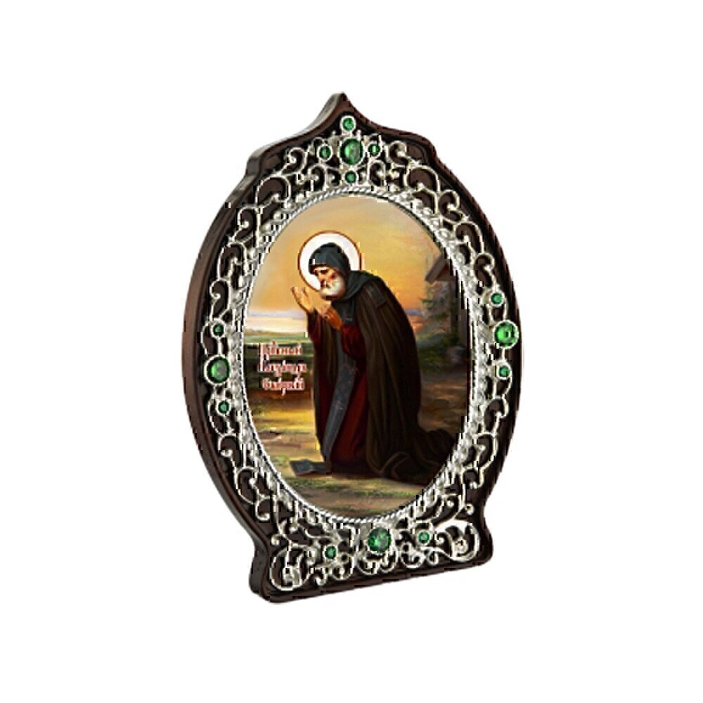 Купить Икона "Святой Александр Свирский" (1107)