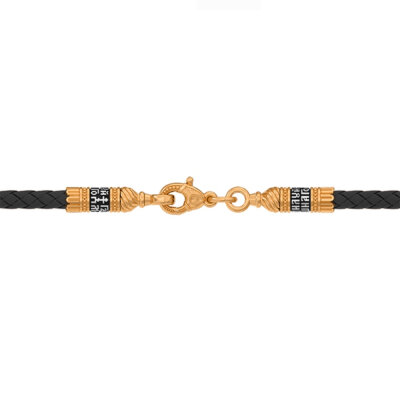 картинка Гайтан с замком из серебра "Помилуй меня грешного" (92490) 