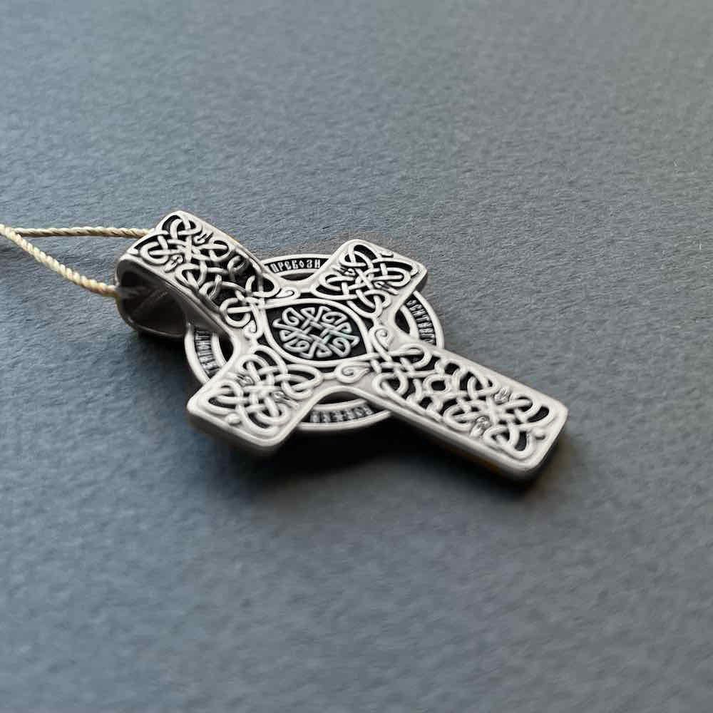 Купить Крест из серебра "Хризма" (42924)