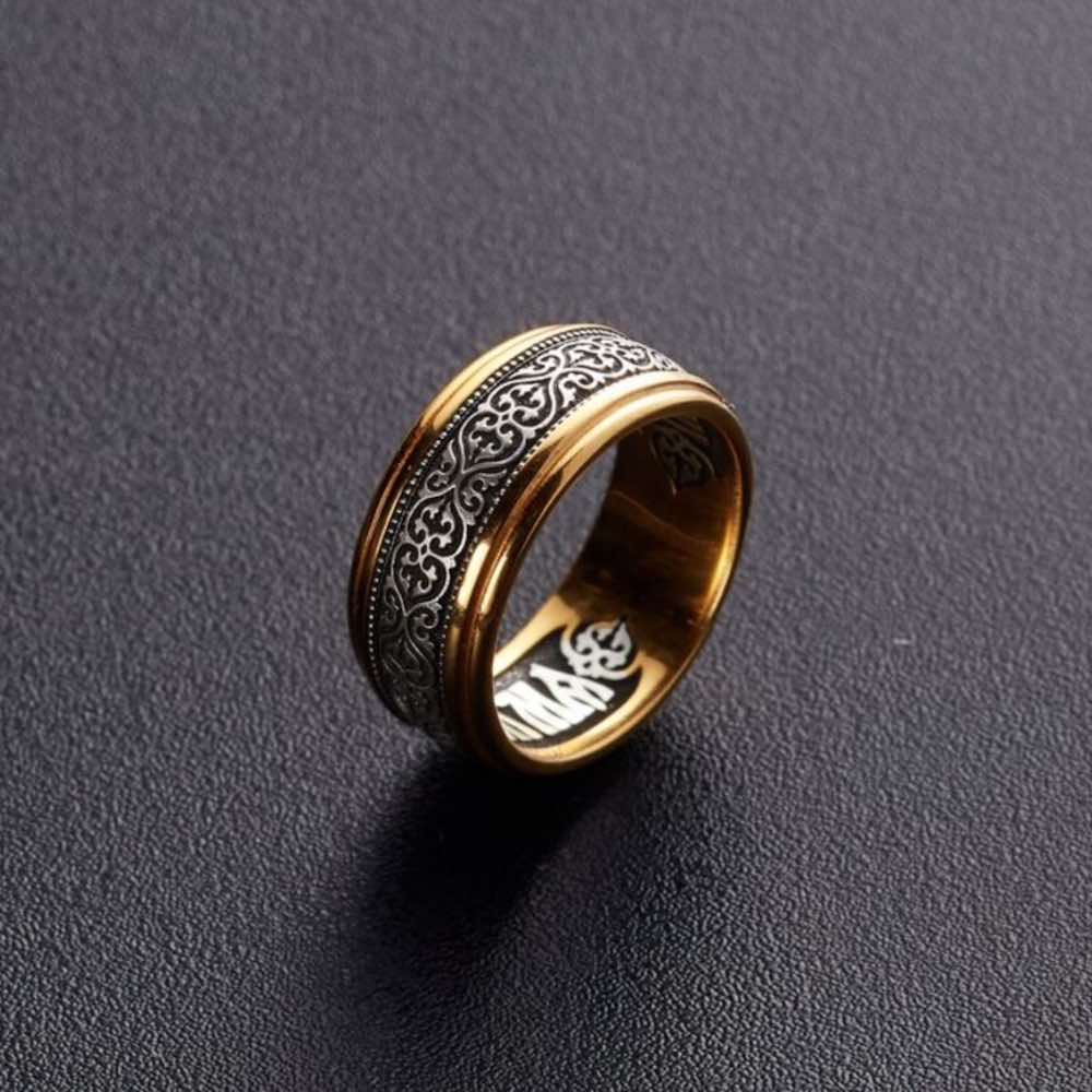 Купить Кольцо из серебра "Пресвятая Богородица, спаси нас" (32361)