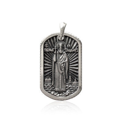 картинка Образ из серебра "Святой Князь Владимир" (399990) 