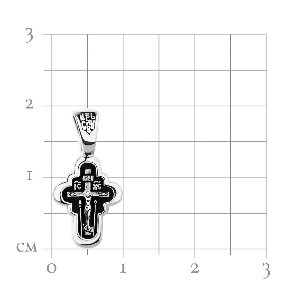 Купить Крест из серебра "Богородица" (42723)