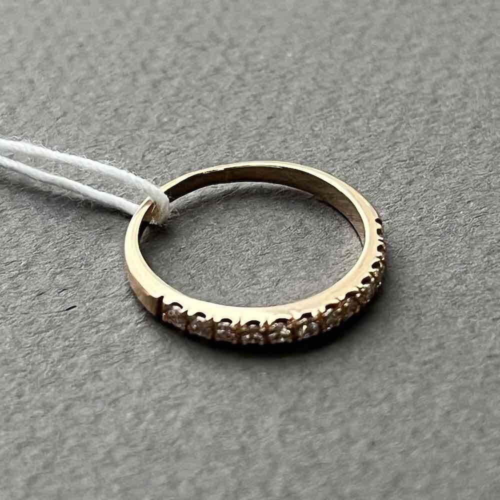 Купить Кольцо из красного золота "Спаси и Сохрани" с фианитами (31042)