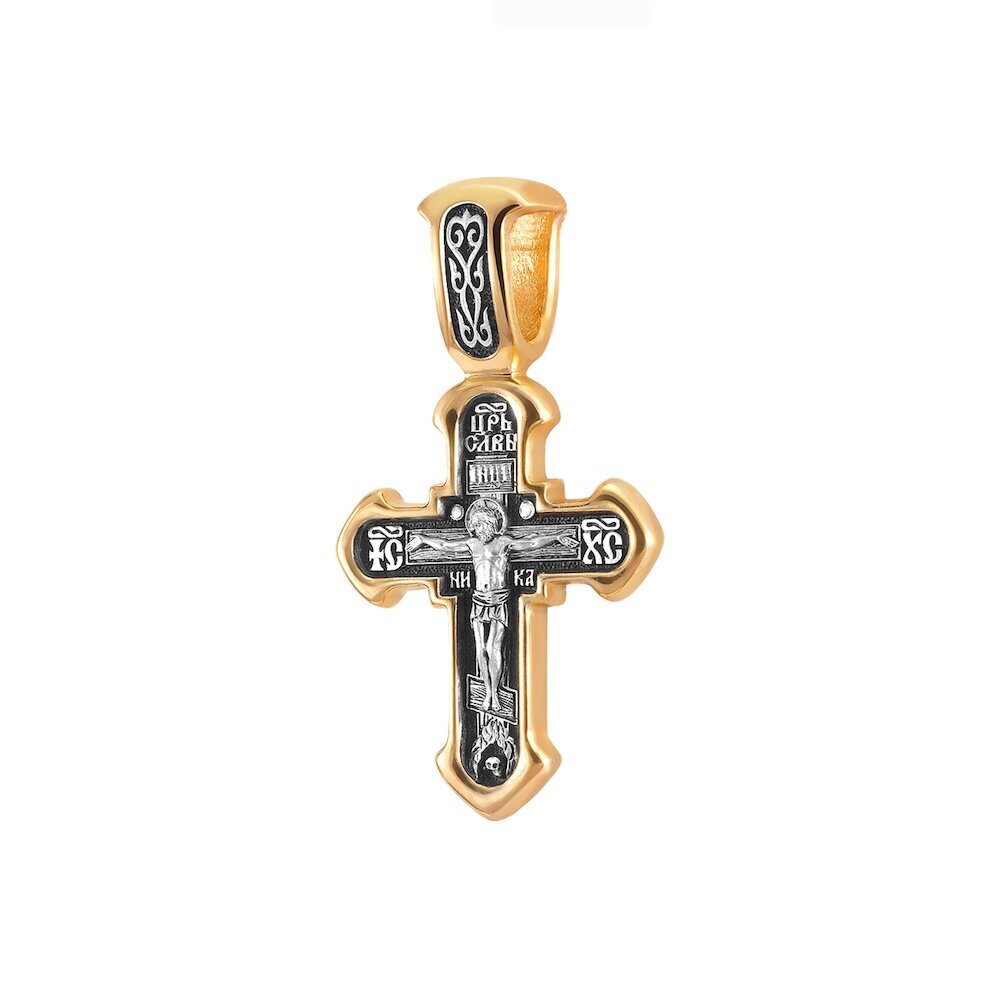 Купить Крест из серебра "Спаси и Сохрани" (42876)