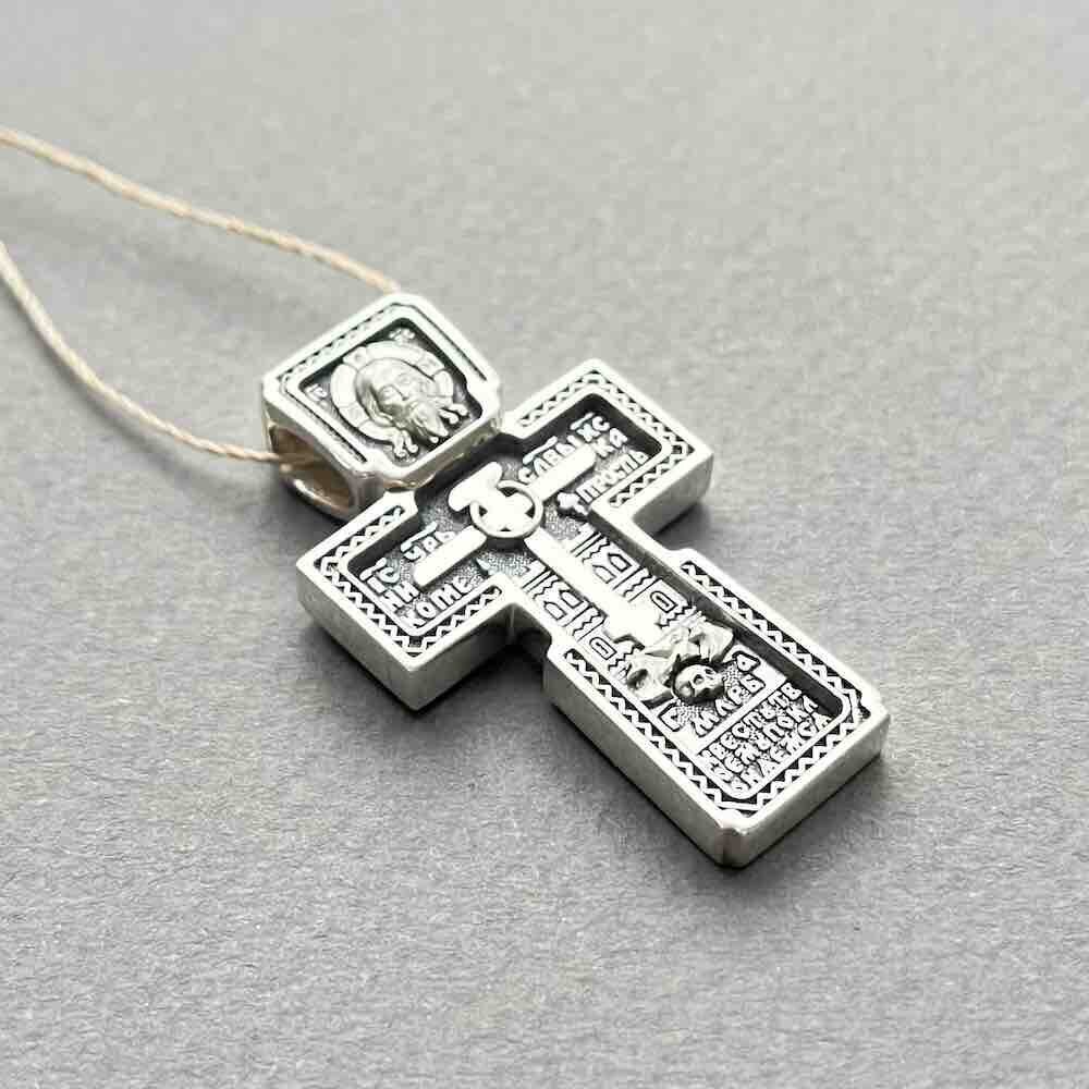 Купить Крест из серебра "Русский Север" (42475)
