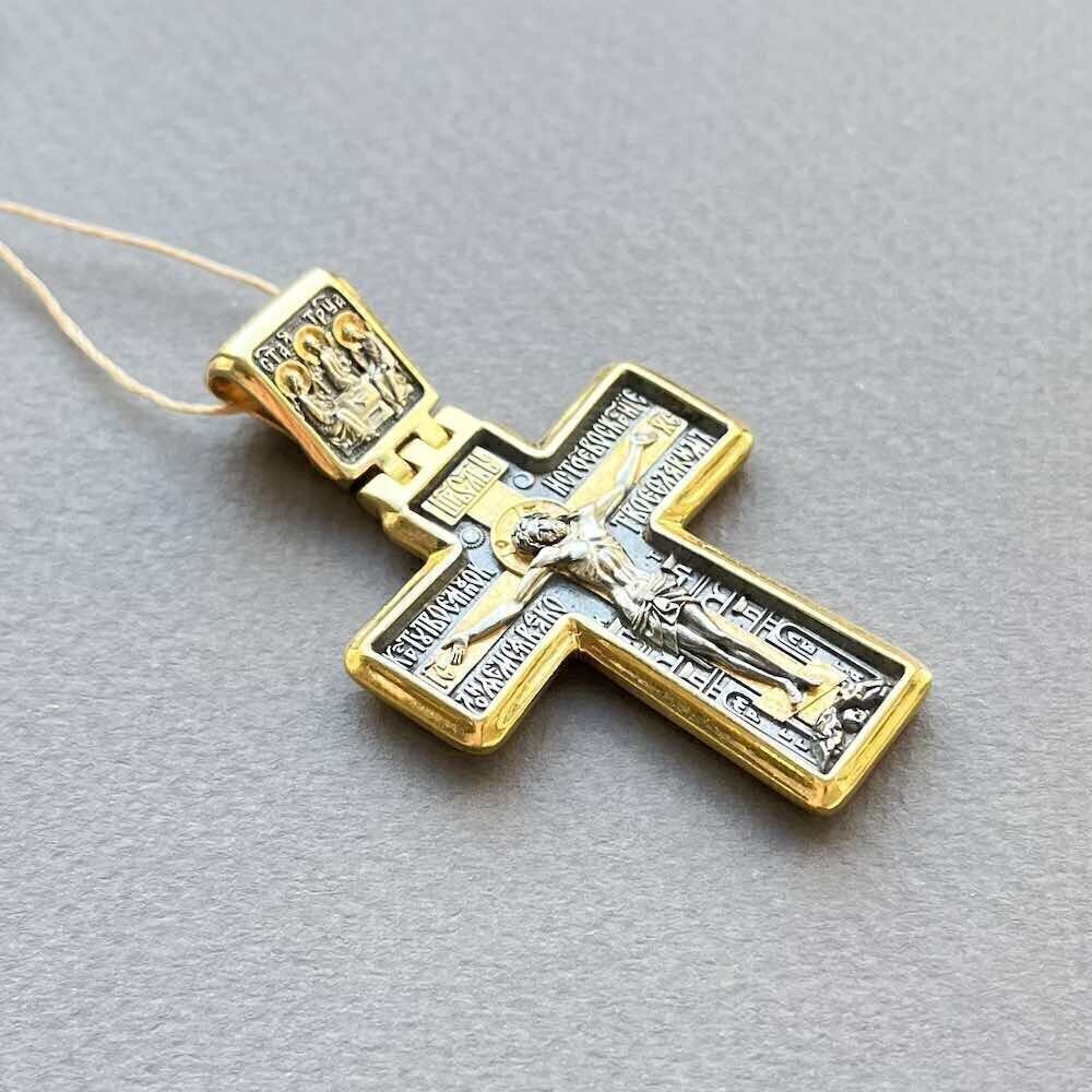 Купить Крест из серебра "Дивеевский" (42012)