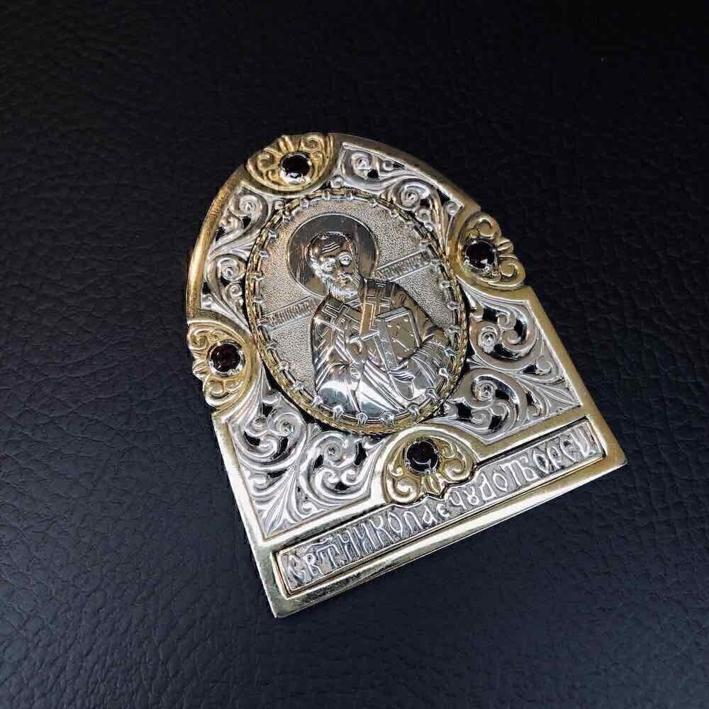 Купить Икона из серебра "Святой Николай Чудотворец" (1305)