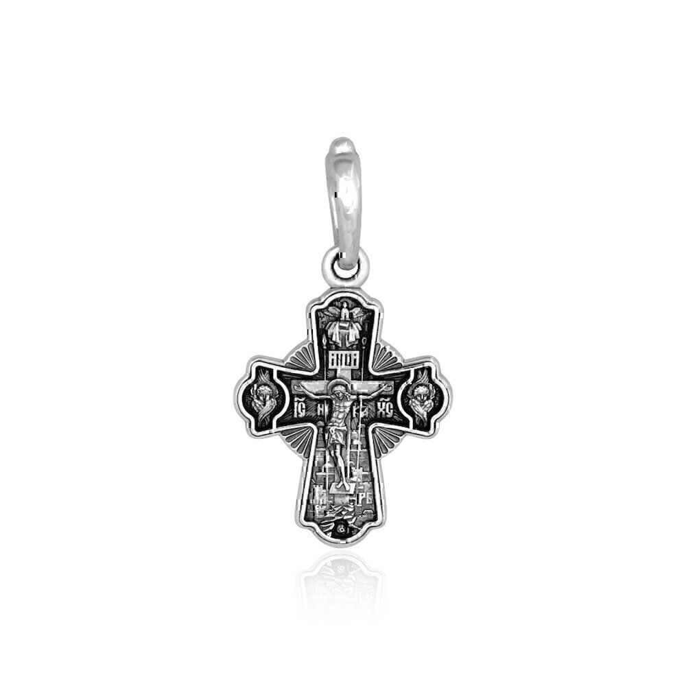 Купить Крест из серебра "Божия Матерь Казанская" (9800)