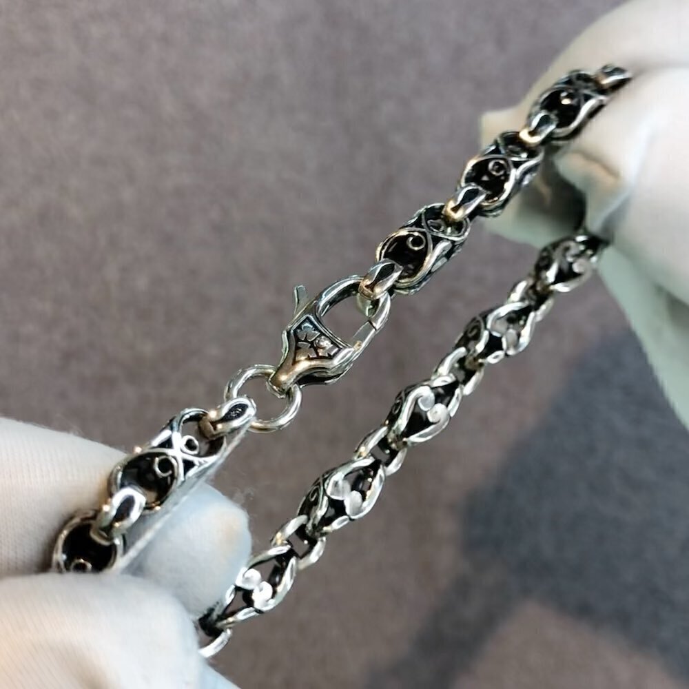 Купить Браслет литой из серебра с символом "IXTIS" (12229)