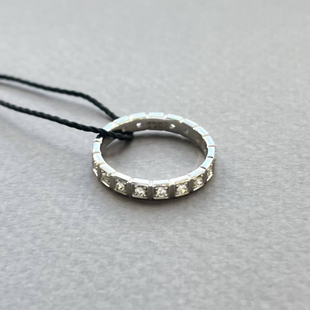 Купить Кольцо из белого золота "Спаси и Сохрани" с бриллиантами (31066)