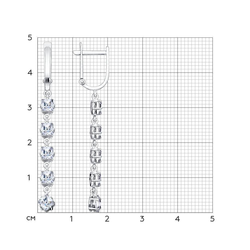Купить Серьги из серебра (9263)