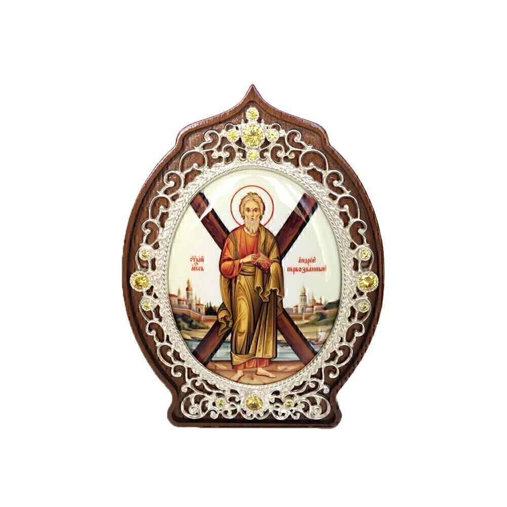 Купить Икона настольная "Святой Апостол Андрей Первозванный" (1109)