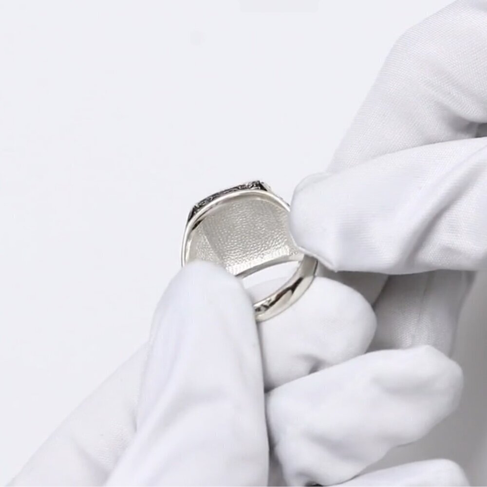 Купить Кольцо из серебра "Святой Георгий Победоносец" (32364)