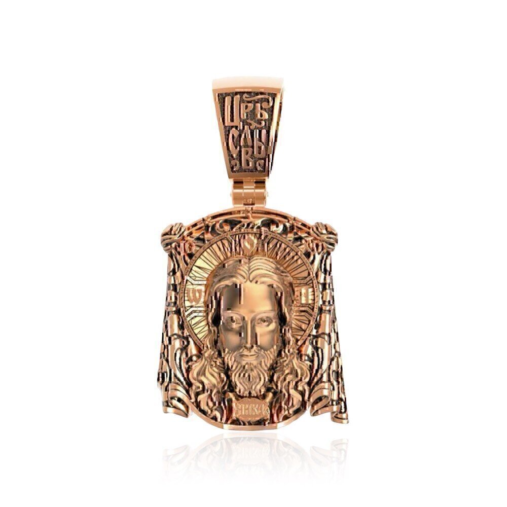 Купить Образ из красного золота "Спаситель" (30600)
