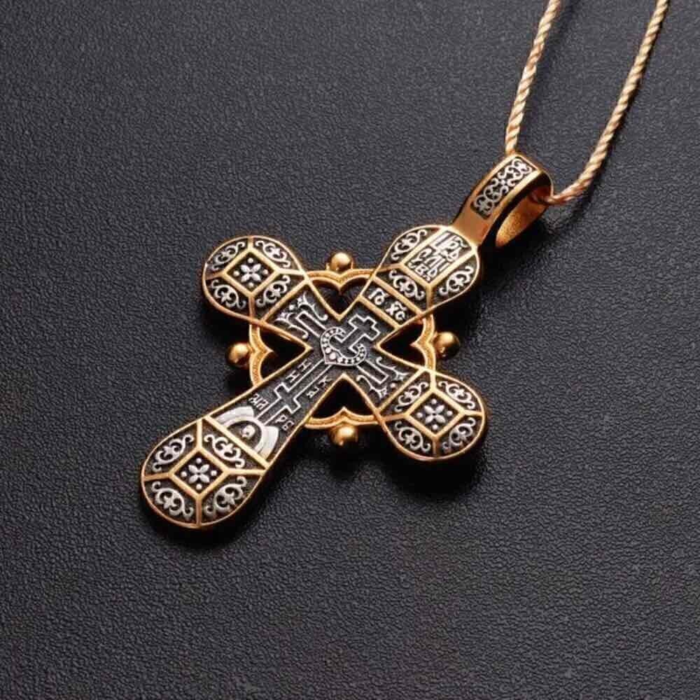 Купить Крест из серебра "Голгофский" (42832)