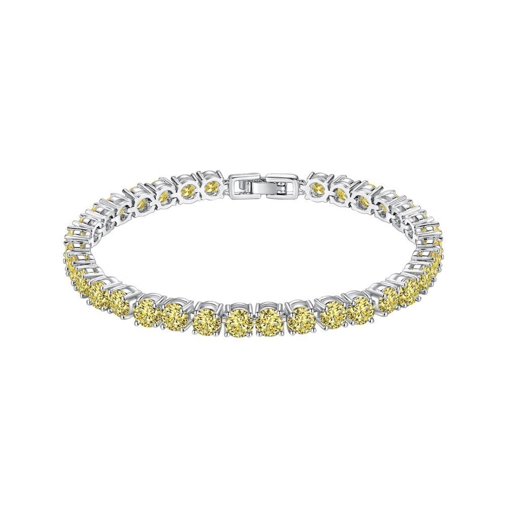 Купить Браслет из белого золота с сапфирами (11003)