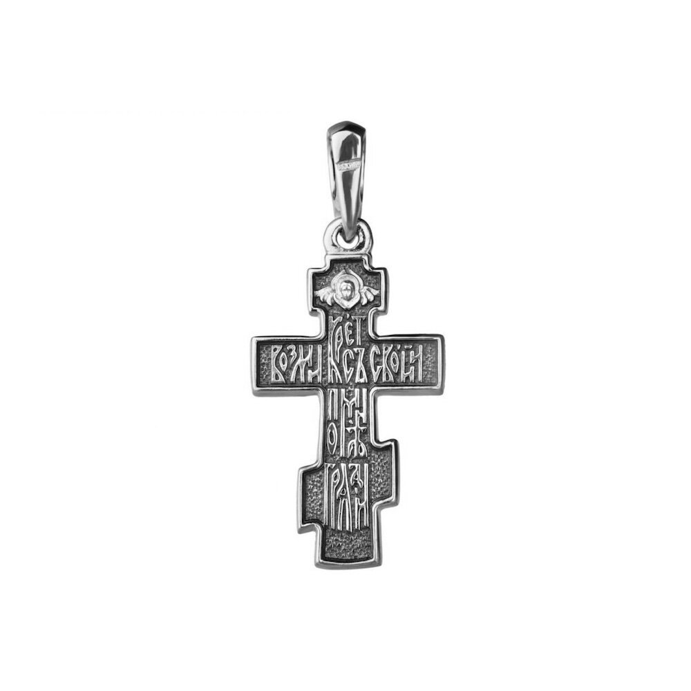 Купить Крест из серебра "Осьмиконечный" (42104)