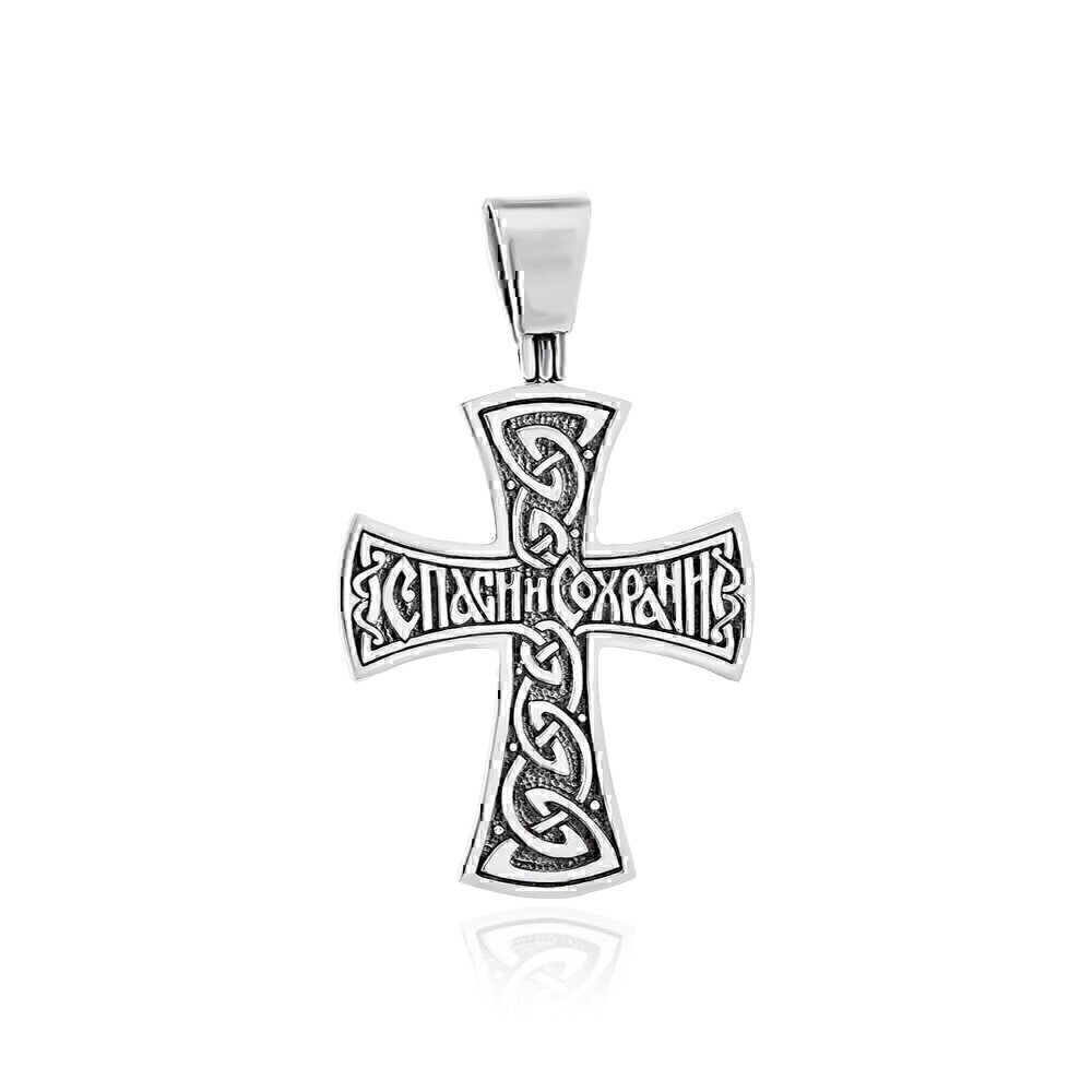 Купить Крест из серебра "Кельтский" (27533)