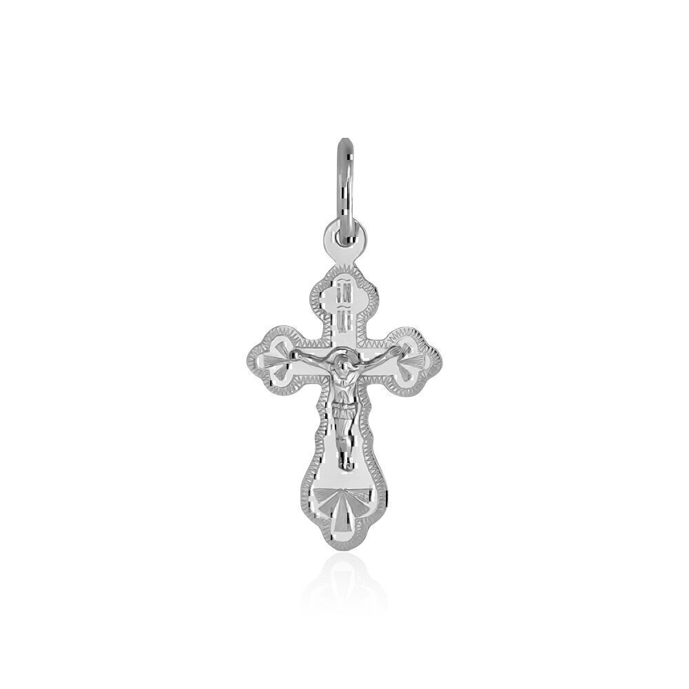 Купить Крест из белого золота (24667)