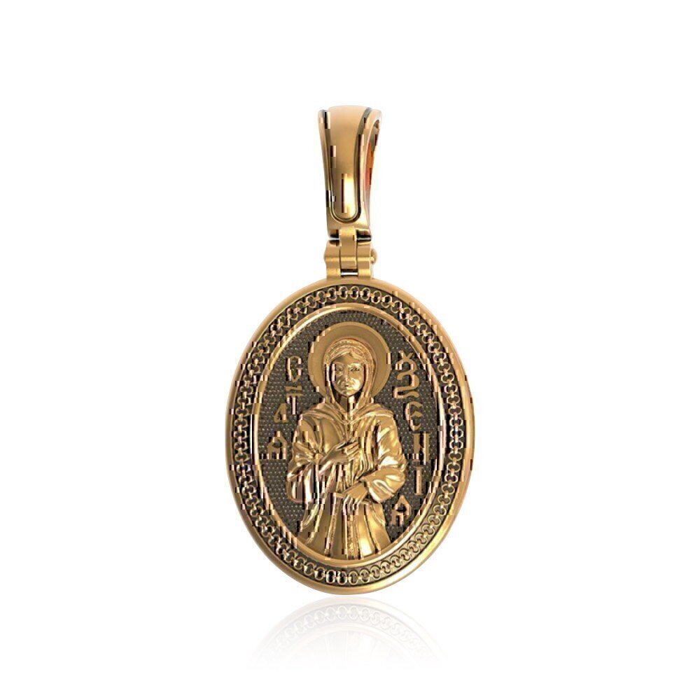 Купить Образ из красного золота "Святая Мученица Ксения" (30596)