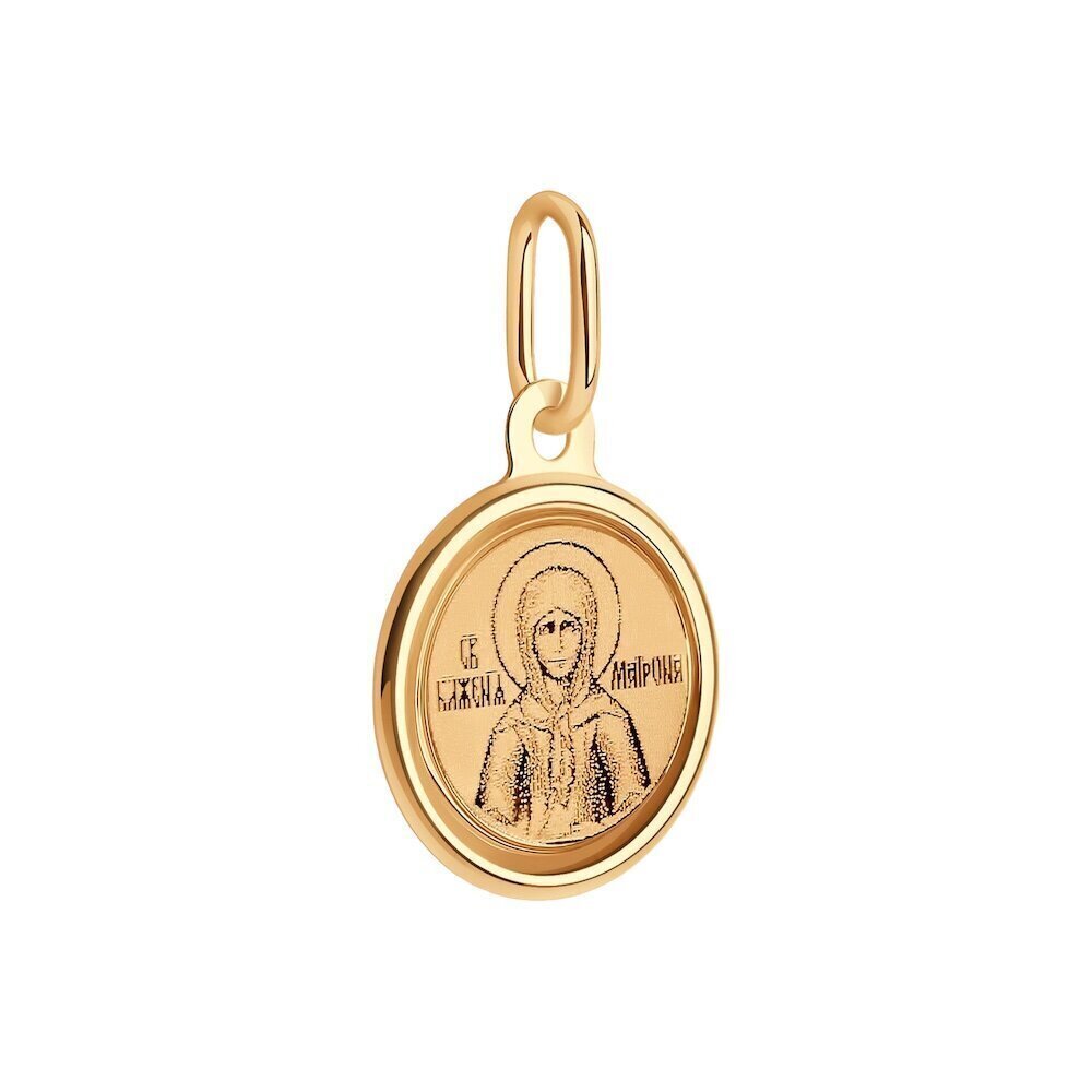 Купить Образ из красного золота "Святая Матрона Московская" (51086)