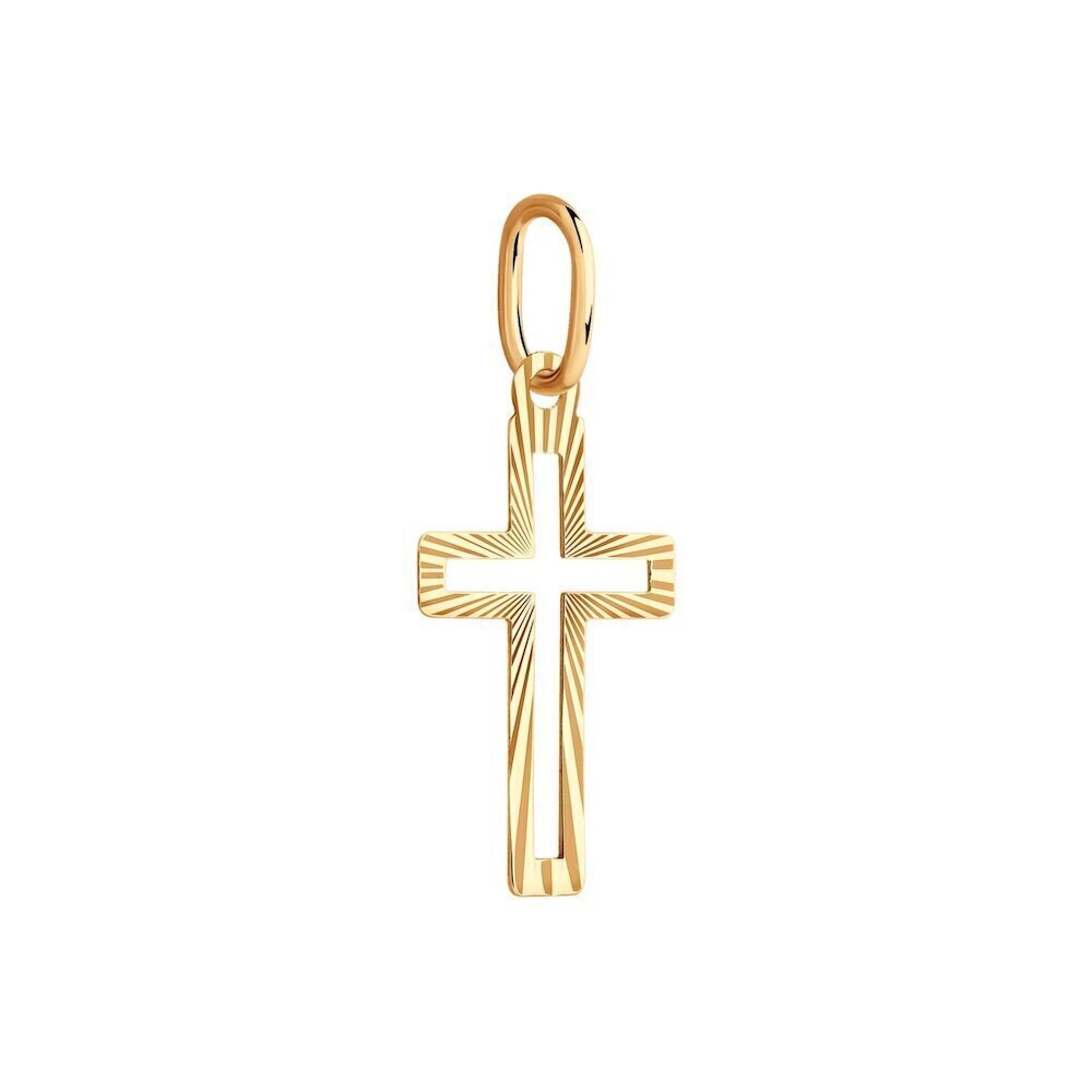 Купить Крест из красного золота (41576)