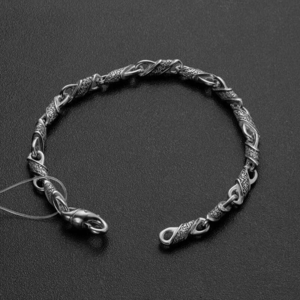 Купить Браслет литой из серебра "Ангел Хранитель" (12280)