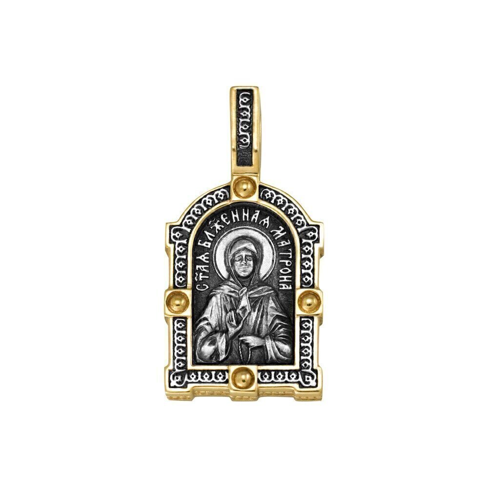 Купить Образ из серебра "Святая Матрона Московская" (52325)