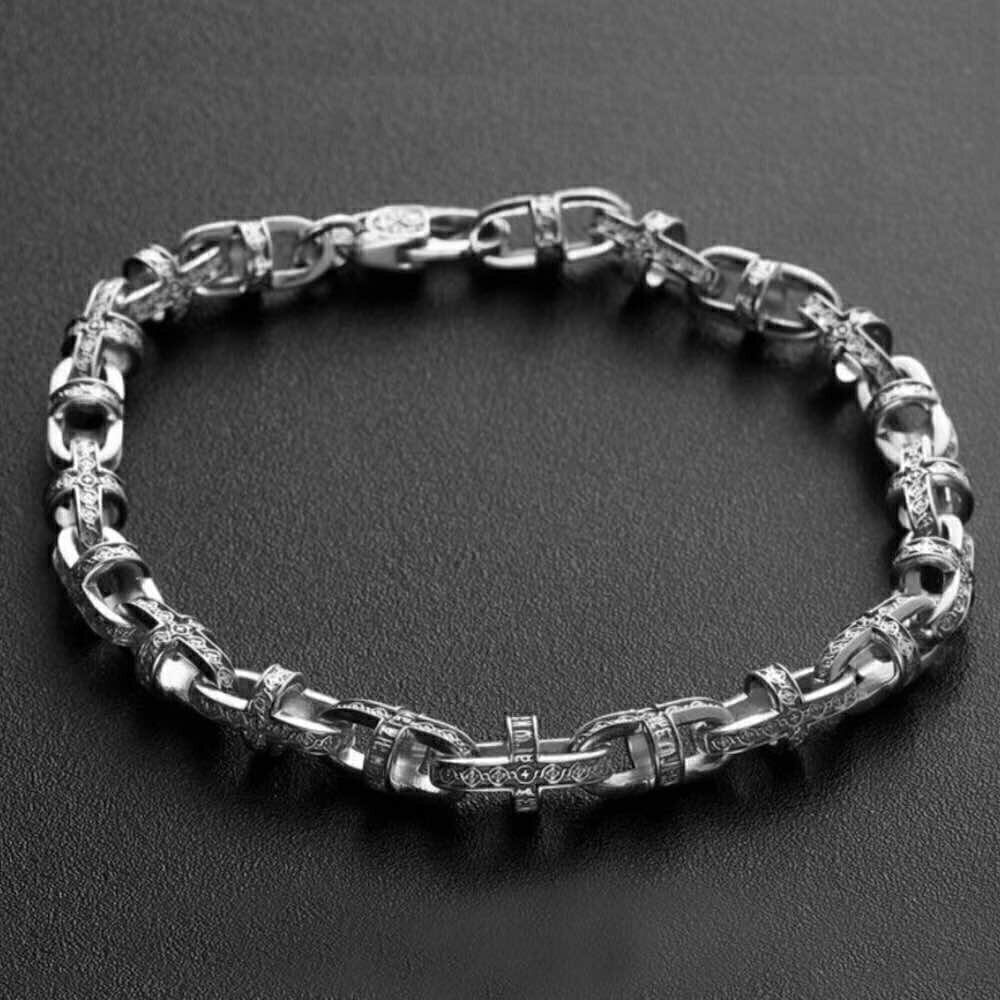 Купить Браслет литой из серебра "Георгиевский Крест" (12376)