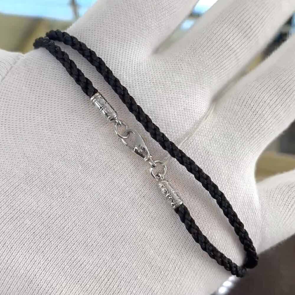 Купить Гайтан с замком из серебра (92294)