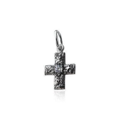 картинка Крест из серебра "Виноградная лоза" (26660) 