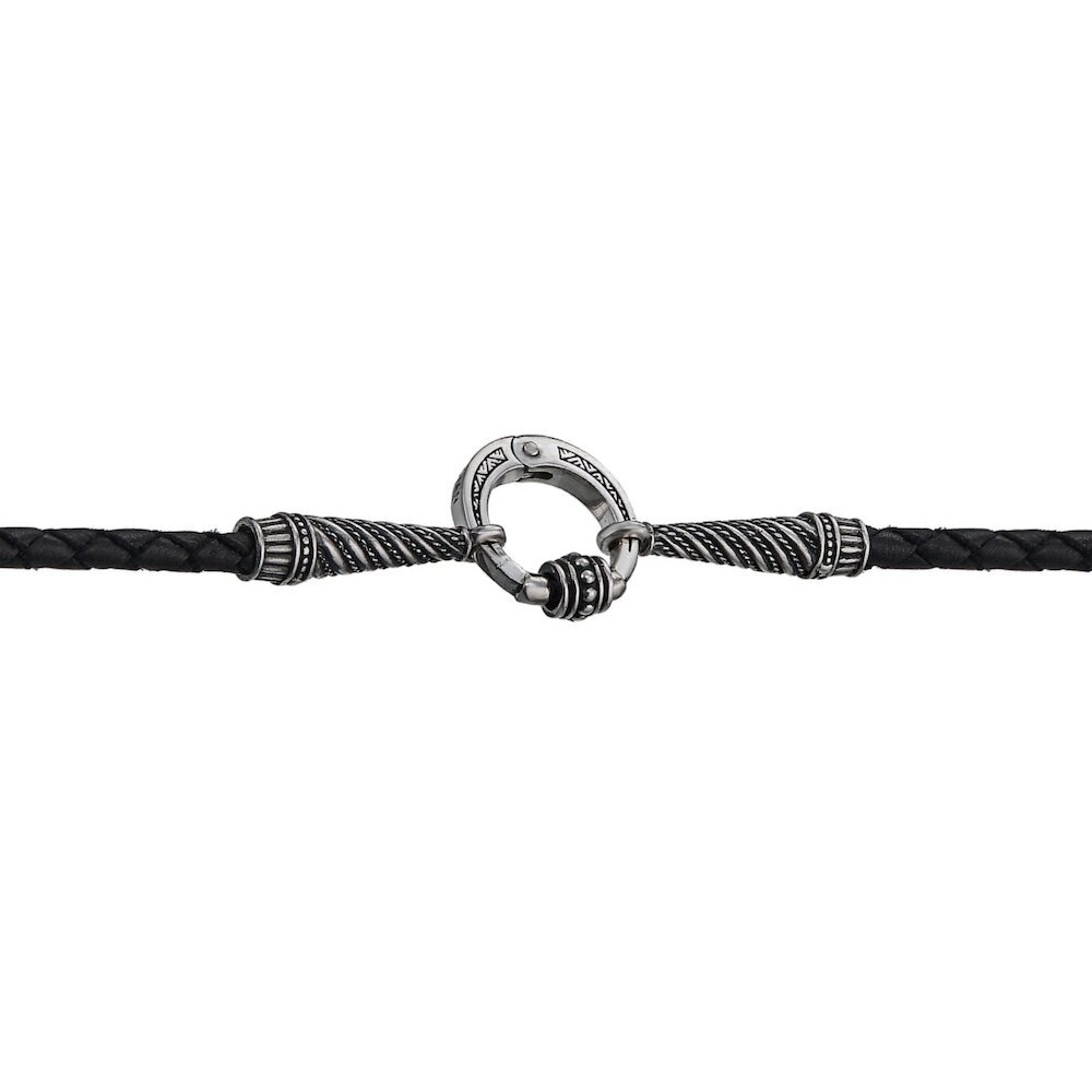 Купить Гайтан с круглым замком из серебра (92254)