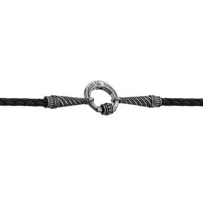 картинка Гайтан с круглым замком из серебра (92254) 