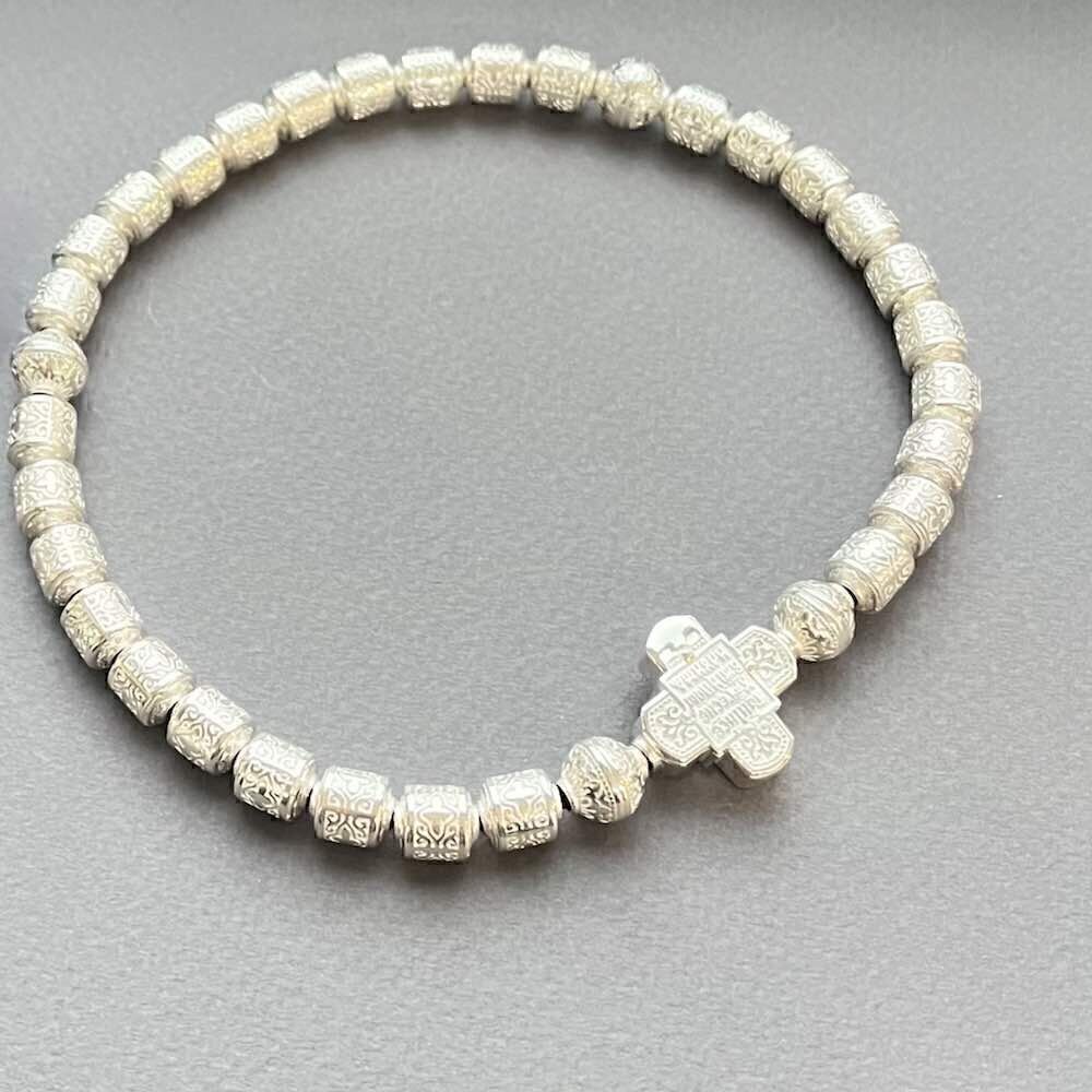 Купить Четки из серебра с крестом (81038)