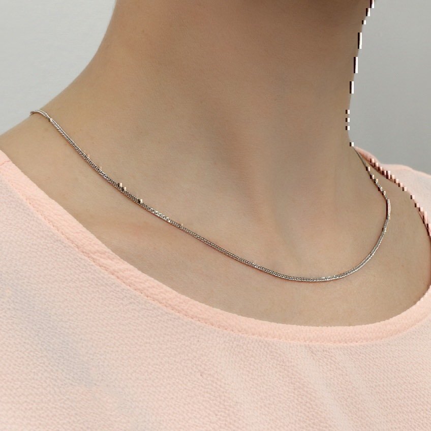 Купить Цепь из белого золота (40468)